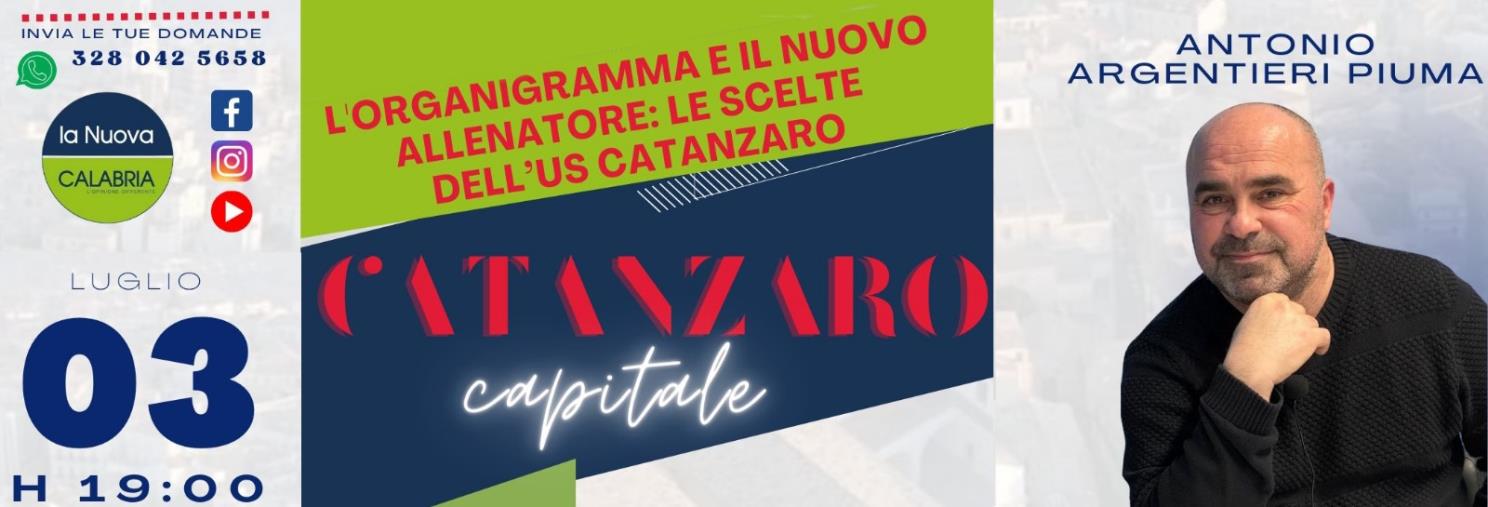 Catanzaro Capitale, organigramma e allenatore: le scelte dei giallorossi (DIRETTA ALLE 19.30) images Catanzaro Capitale, organigramma e allenatore: le scelte dei giallorossi (DIRETTA ALLE 19.30)