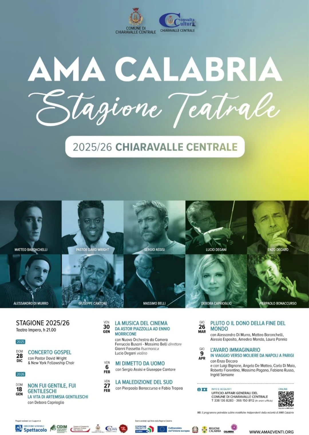 Presentata la Stagione Teatrale 2025/26 del Teatro Impero di Chiaravalle Centrale