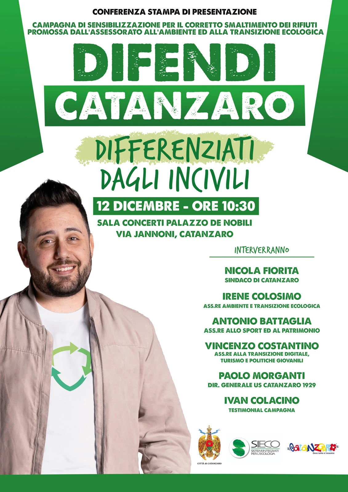 Abbandono dei rifiuti: il 12 dicembre la presentazione di “Difendi Catanzaro” 