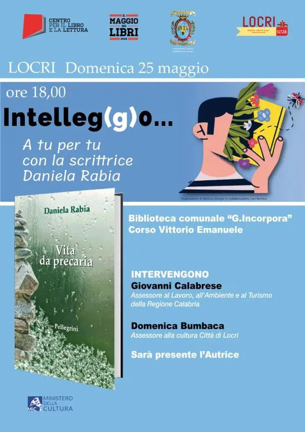 La Biblioteca 'G. Incorpora' di Locri ospita "A tu per tu con la scrittrice Daniela Rabia" images La Biblioteca 'G. Incorpora' di Locri ospita "A tu per tu con la scrittrice Daniela Rabia"