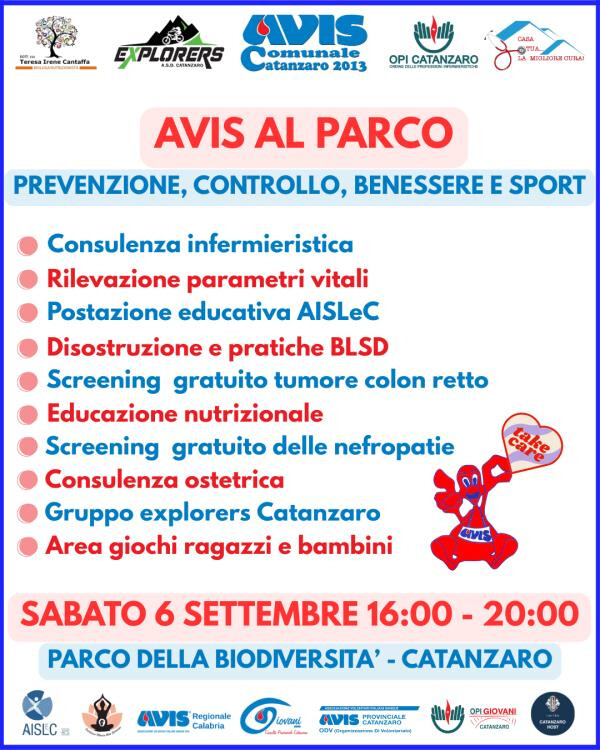 AVIS al parco, una giornata dedicata alla salute, alla promozione del dono e allo sport images AVIS al parco, una giornata dedicata alla salute, alla promozione del dono e allo sport