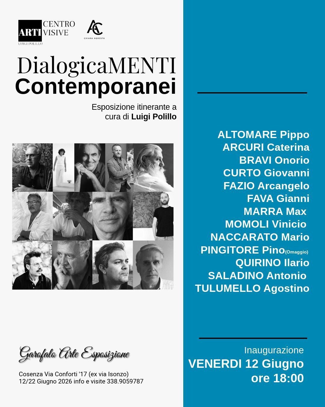 images Cosenza,  la galleria d’arte Garofalo ospita la mostra&nbsp; DialogicaMENTI contemporanei a cura di Luigi Polillo 