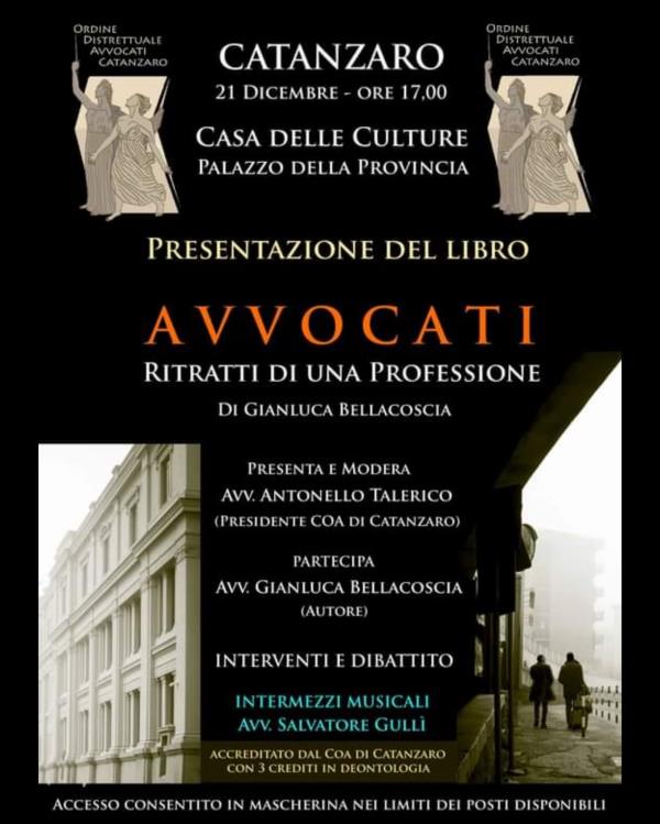 "Avvocati, ritratti di una professione": domani la presentazione del libro a Catanzaro images "Avvocati, ritratti di una professione": domani la presentazione del libro a Catanzaro