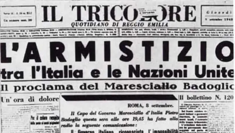 images 8 settembre, data storica per il nostro Paese: ottantuno anni fa l'armistizio con gli Alleati nella II Guerra Mondiale