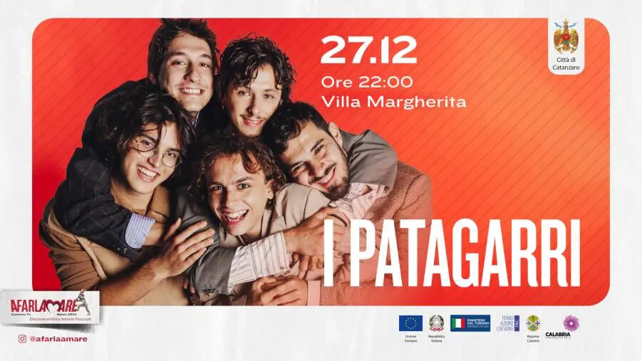 A Farla Amare comincia tu, doppio appuntamento a Villa Margherita: stasera I Patagarri, domani Coca Puma images A Farla Amare comincia tu, doppio appuntamento a Villa Margherita: stasera I Patagarri, domani Coca Puma