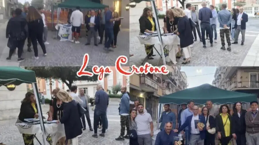 images Solidarietà a Matteo Salvini, grande partecipazione ai gazebo di Crotone 