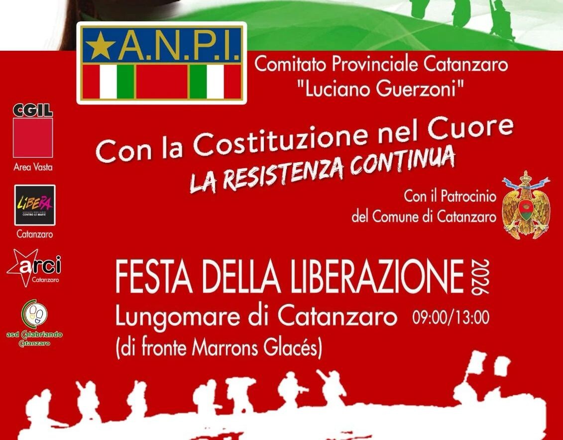 images Liberazione, rinviato a domenica 26 l'evento di ANPI a Catanzaro