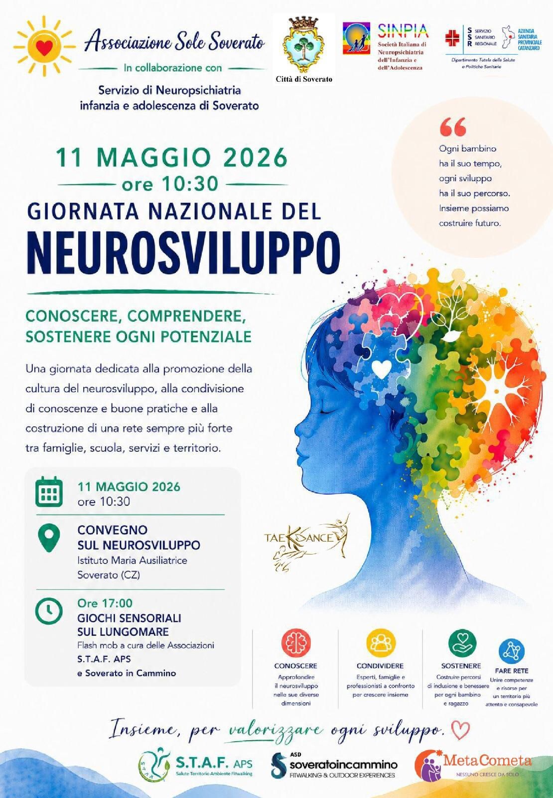 images A Soverato l'11 maggio la Giornata Nazionale del Neurosviluppo 