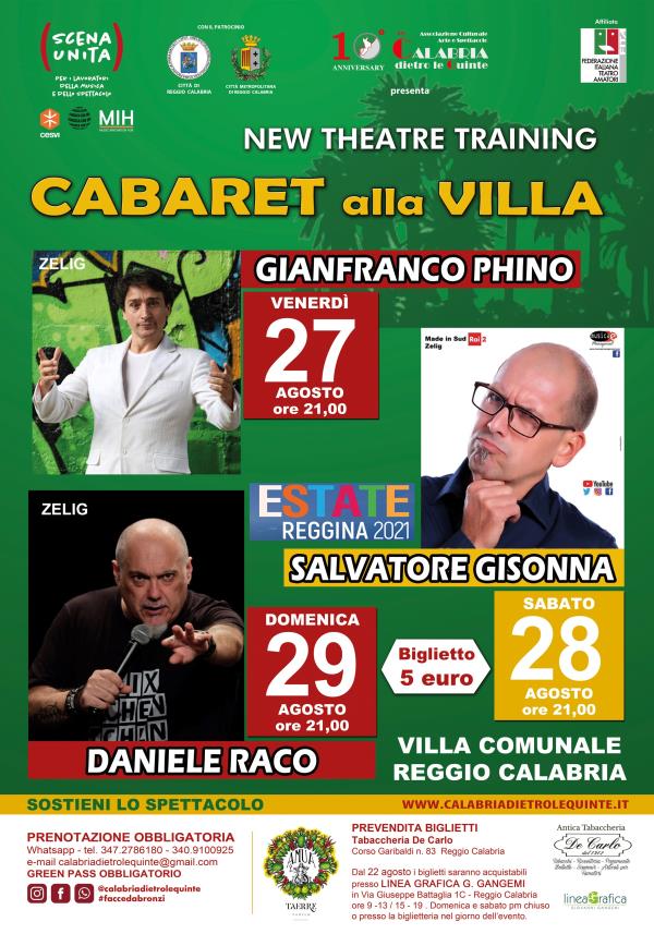 Reggio Calabria .“Cabaret alla Villa”: dal 27 al 29 agosto la rassegna comica inserita nel cartellone dell’Estate Reggina 2021 images Reggio Calabria .“Cabaret alla Villa”: dal 27 al 29 agosto la rassegna comica inserita nel cartellone dell’Estate Reggina 2021