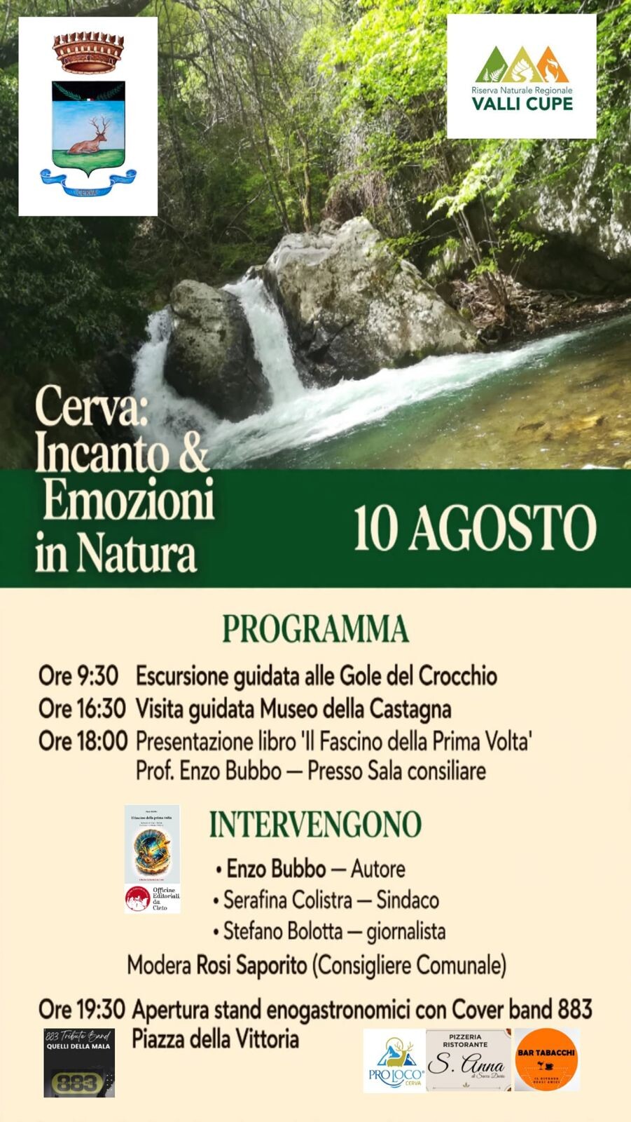 Tutto pronto a Cerva per “Incanto & Emozioni in Natura”: un 10 agosto tra escursioni, cultura e musica images Tutto pronto a Cerva per “Incanto & Emozioni in Natura”: un 10 agosto tra escursioni, cultura e musica