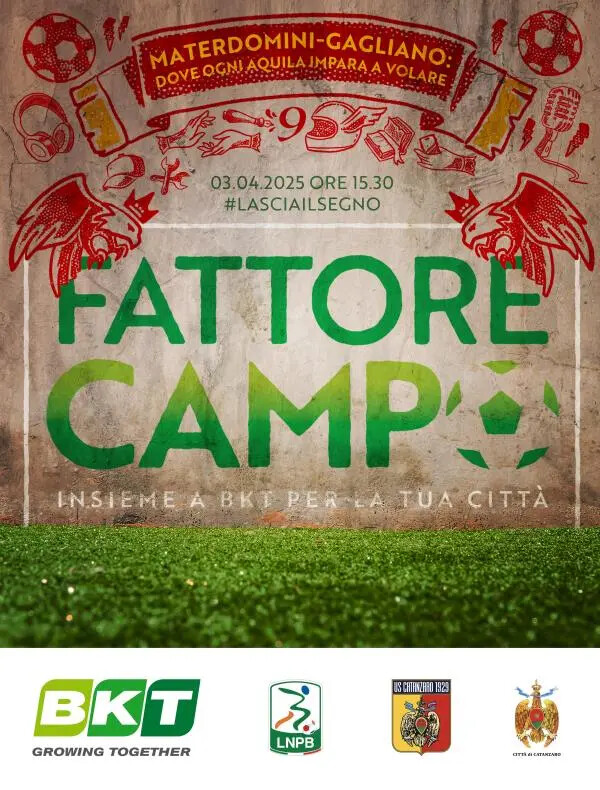 images Catanzaro, un nuovo campo da calcio per le giovani Aquile grazie a BKT e “Fattore Campo”