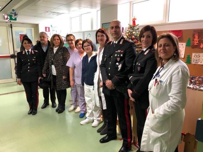 images I Carabinieri Forestali in visita al Grande Ospedale Metropolitano di Reggio Calabria per l'Epifania