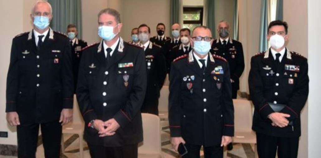 images Carabinieri. I saluti del comandante interregionale agli ufficiali arrivati in Calabria e Sicilia 