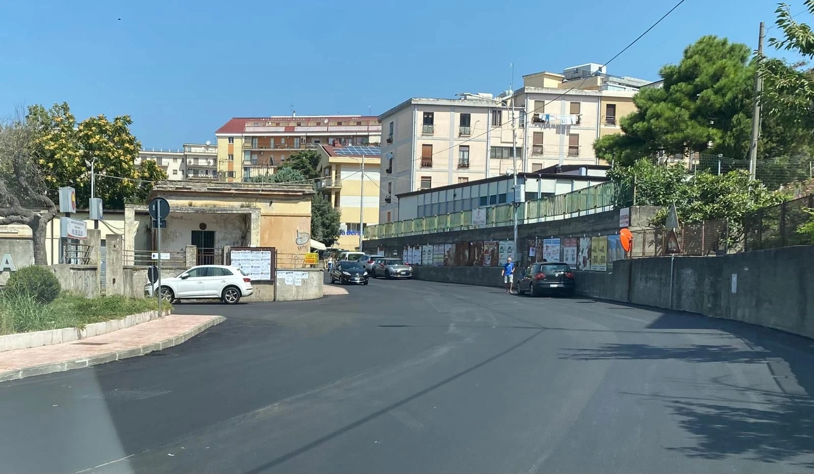 Catanzaro, ripristinato il manto stradale nei pressi del presidio "Ciaccio"