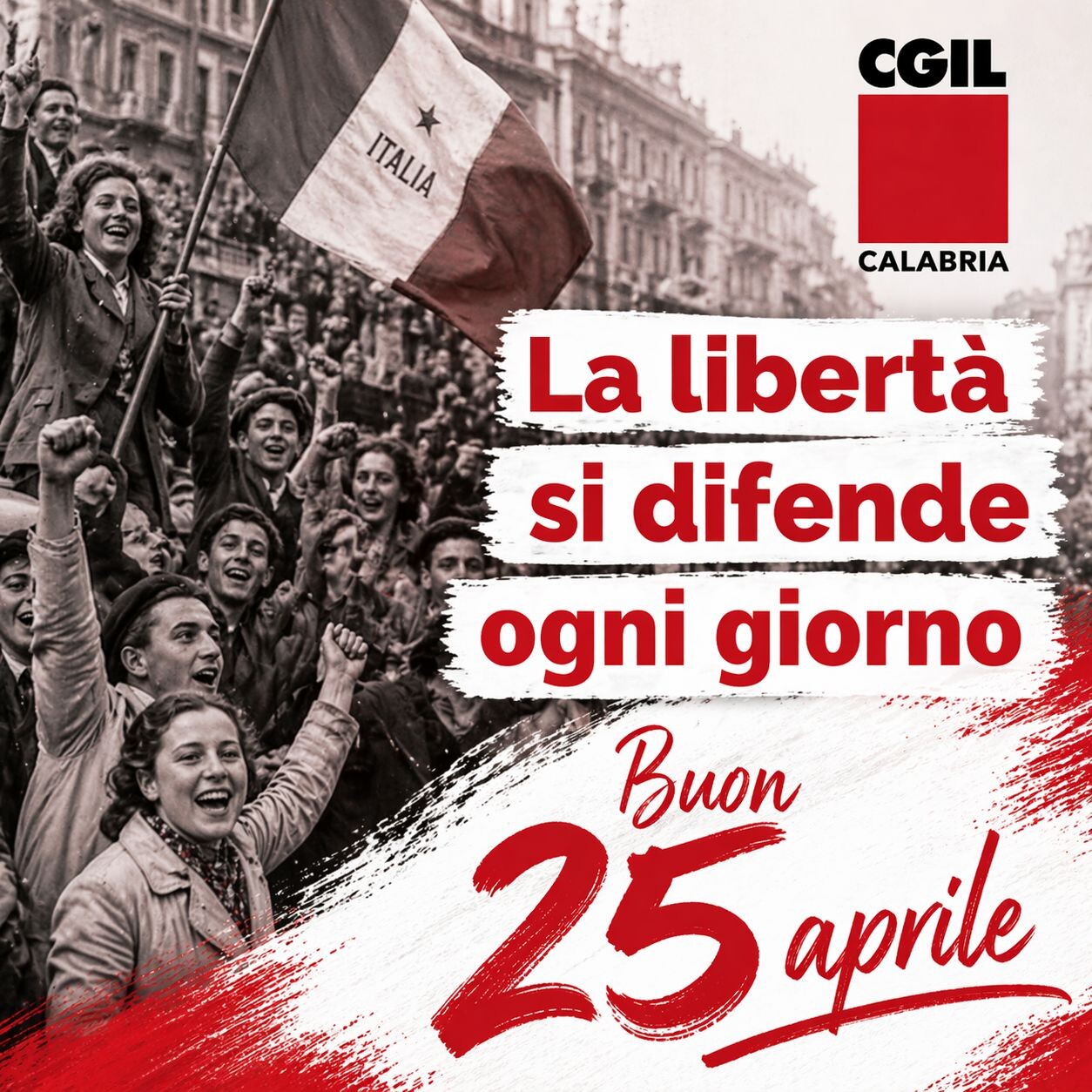 images Cgil Calabria: “25 Aprile di responsabilità: &nbsp;diritti, lavoro e democrazia da difendere ogni giorno"
