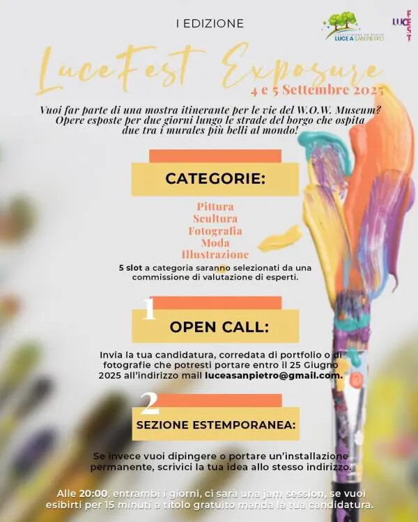images LuceFest Exposure, open call per la nuova mostra all’aperto a San Pietro Magisano
