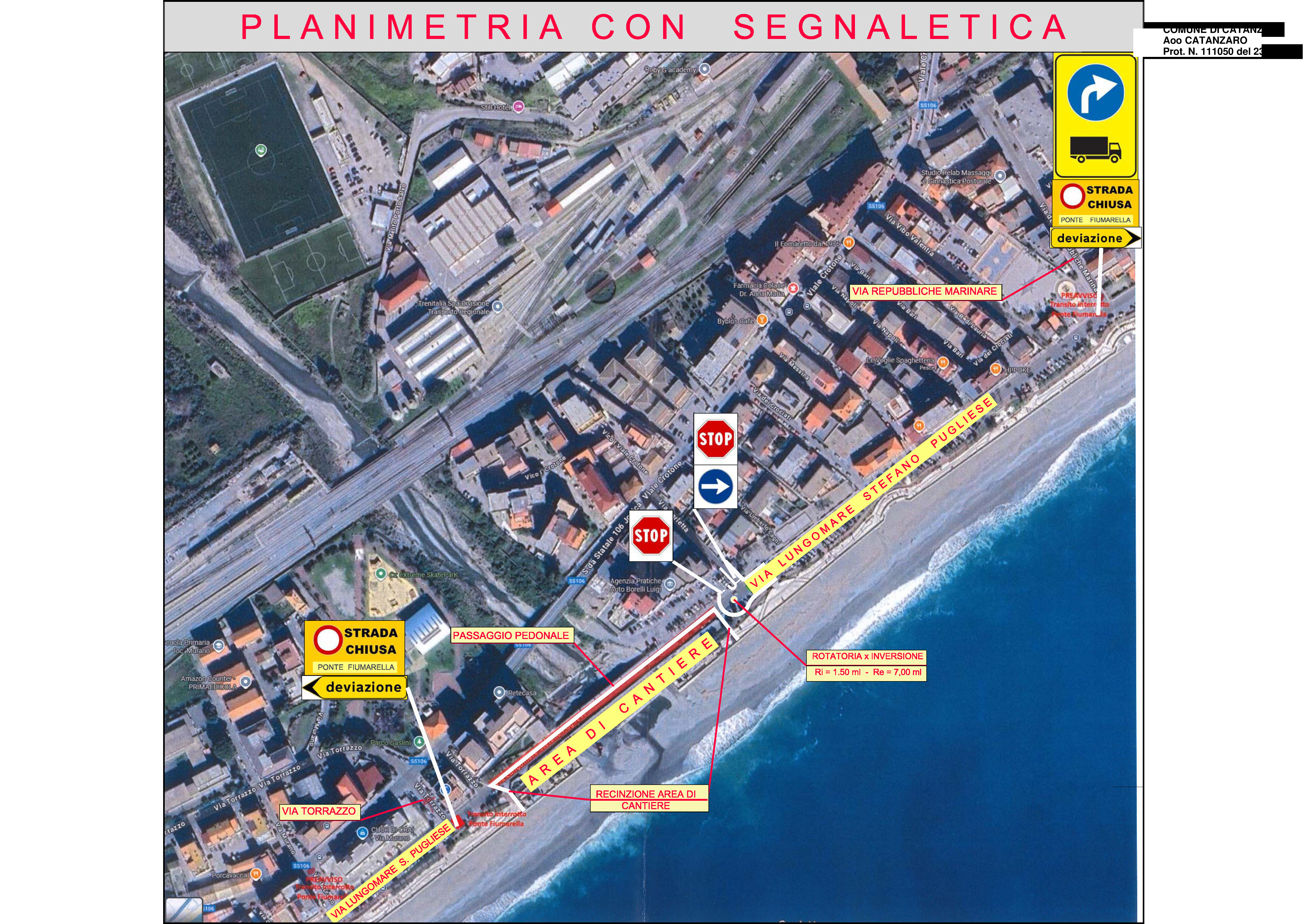 images Catanzaro, dal 4 novembre chiusure e deviazioni nel quartiere Lido per lavori sul ponte della Fiumarella