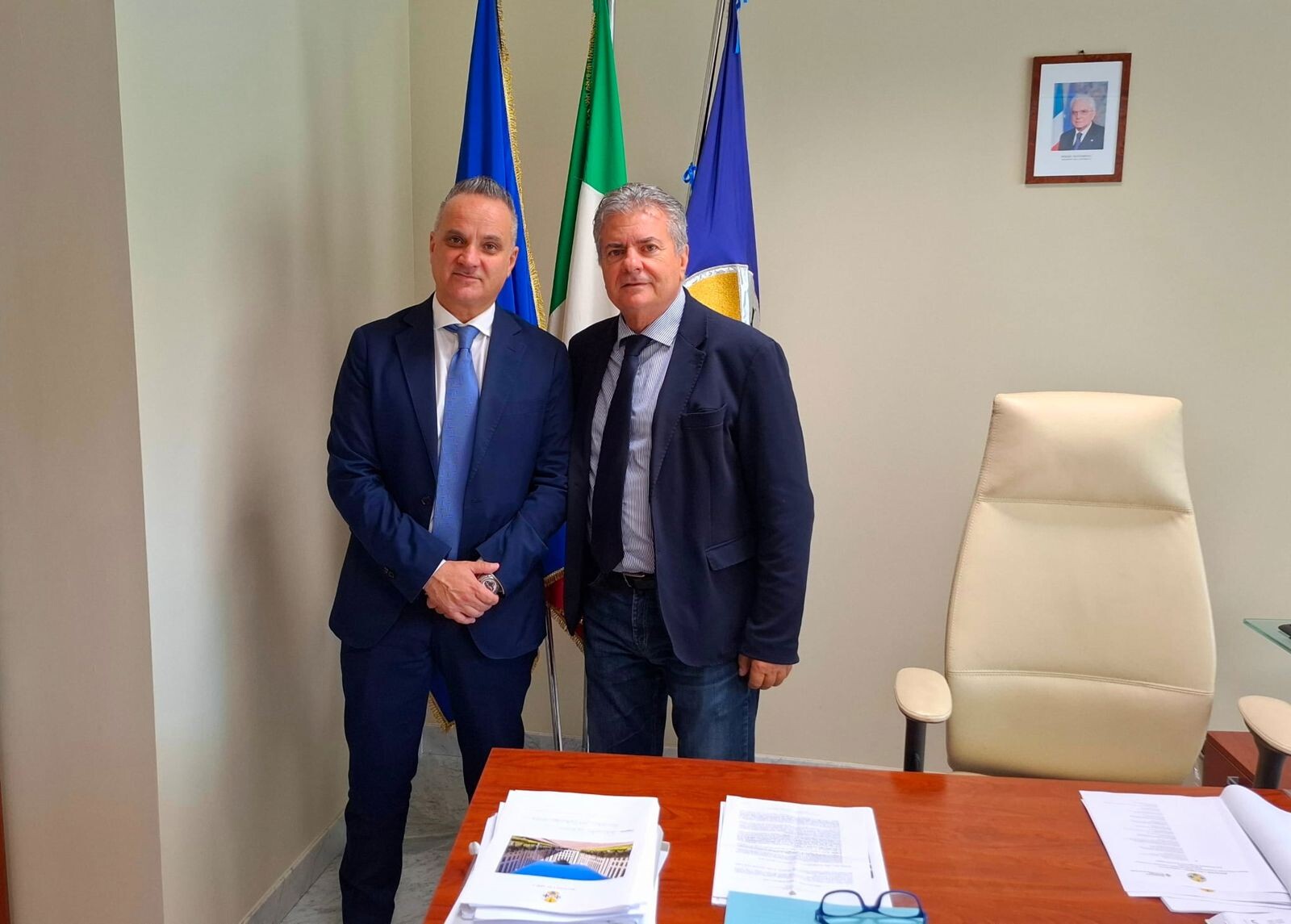 images Tangenziale Est di Vibo, incontro tra Barbalace e Mancuso: "Segnali positivi per accelerare il completamento dell’opera"