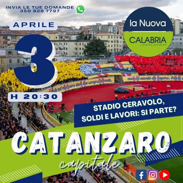 images Catanzaro Capitale, come sarà il nuovo stadio Ceravolo? (DIRETTA 20.30)
