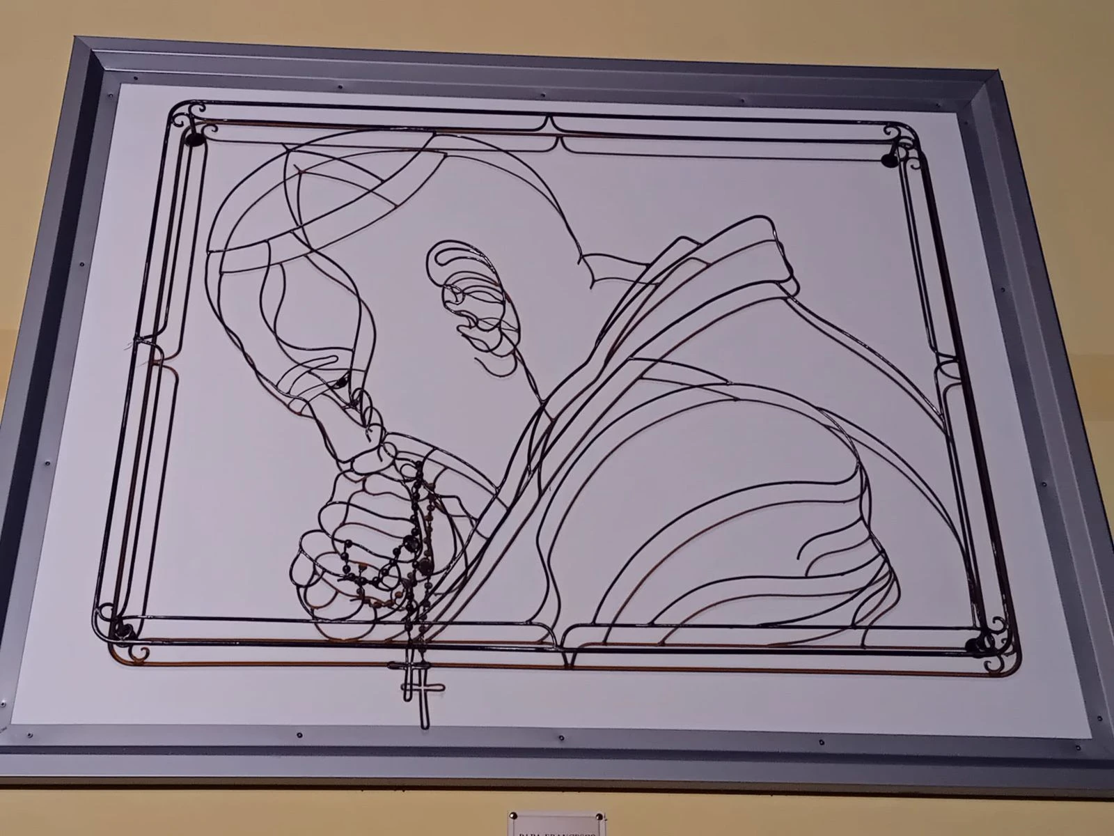 Satriano, inaugurato il murales tridimensionale dedicato a Papa Francesco
