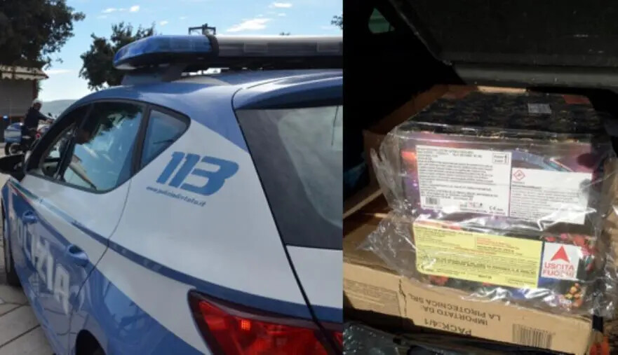 images Strongoli, sequestrati 60 chili di fuochi pirotecnici cinesi