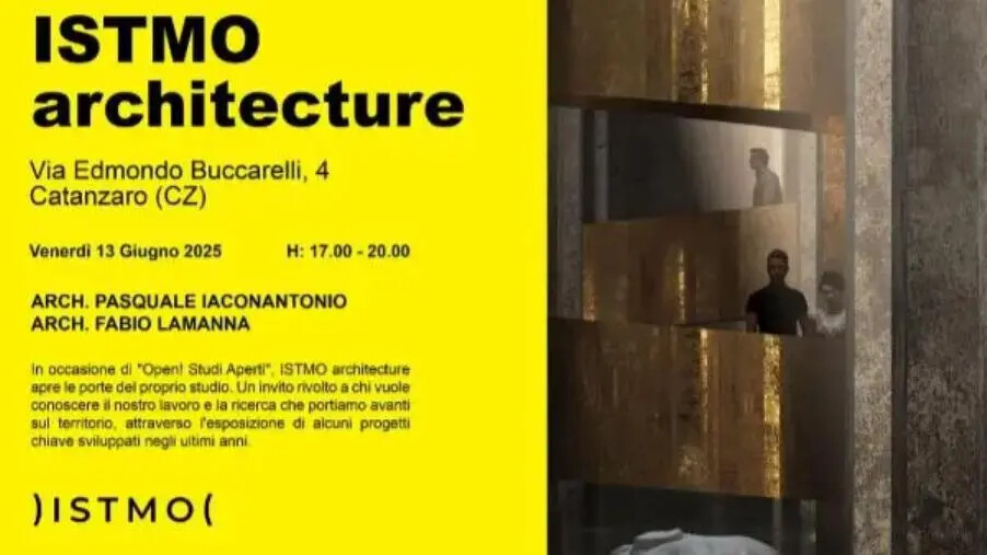 images Catanzaro, "Open! Studi Aperti": l’Architettura incontra i cittadini il 13 e 14 giugno