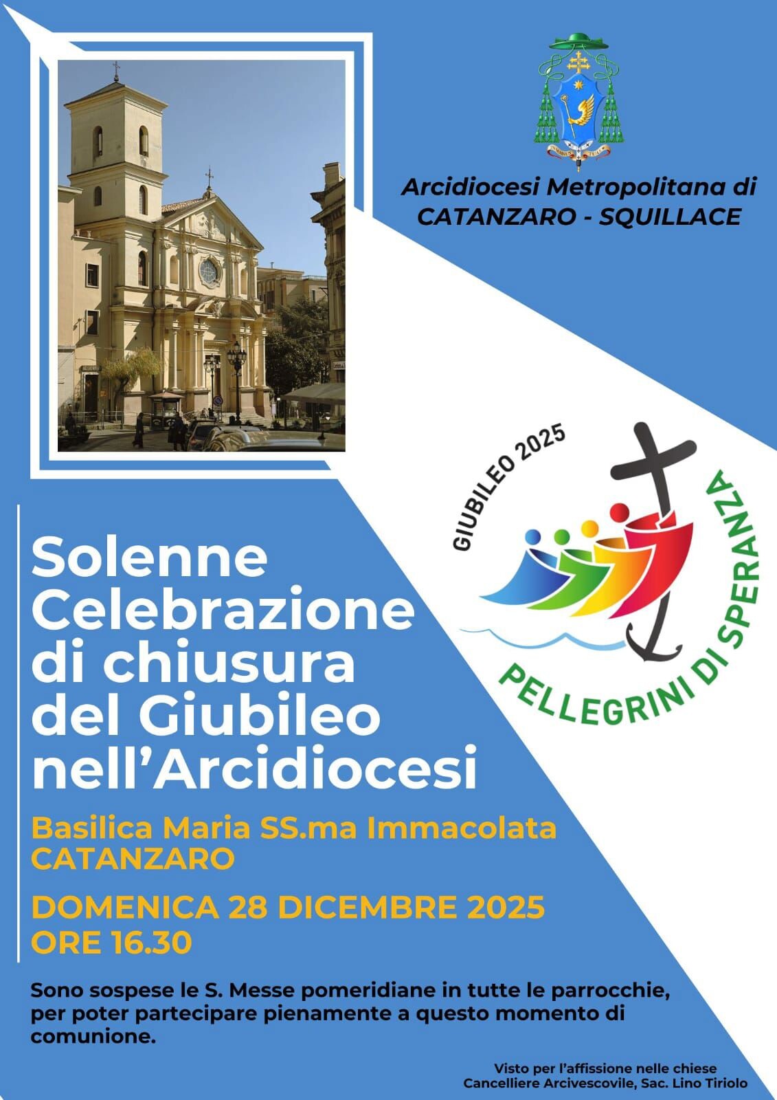 Solenne celebrazione di chiusura del Giubileo nell’Arcidiocesi di Catanzaro-Squillace nella Basilica dell'Immacolata images Solenne celebrazione di chiusura del Giubileo nell’Arcidiocesi di Catanzaro-Squillace nella Basilica dell'Immacolata