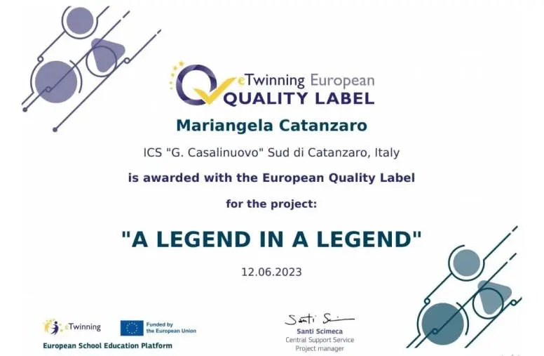 Quality Label Europeo, premiati gli alunni dell’istituto comprensivo Casalinuovo-Catanzaro Sud
 images Quality Label Europeo, premiati gli alunni dell’istituto comprensivo Casalinuovo-Catanzaro Sud