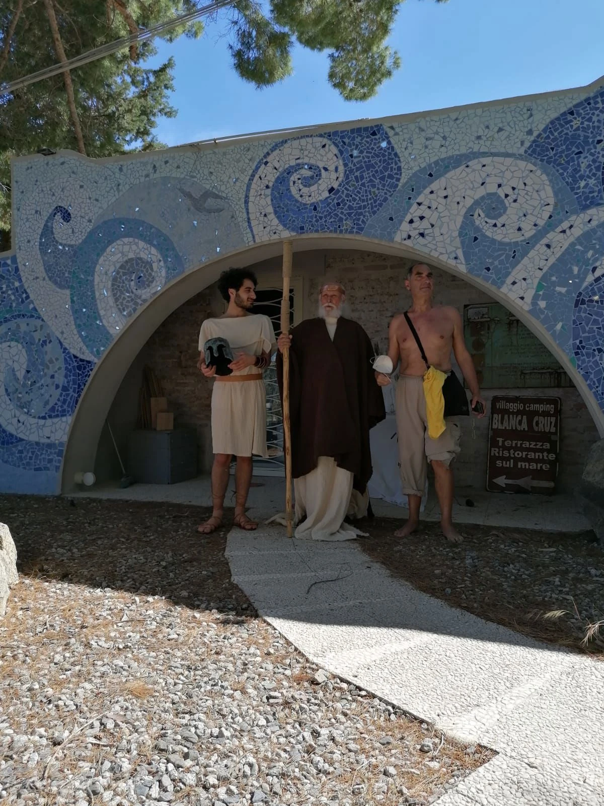 Il ricordo del compianto Franco Primiero tracciato sul set di Attanasio dal giovane attore di "Figli del Minotauro"