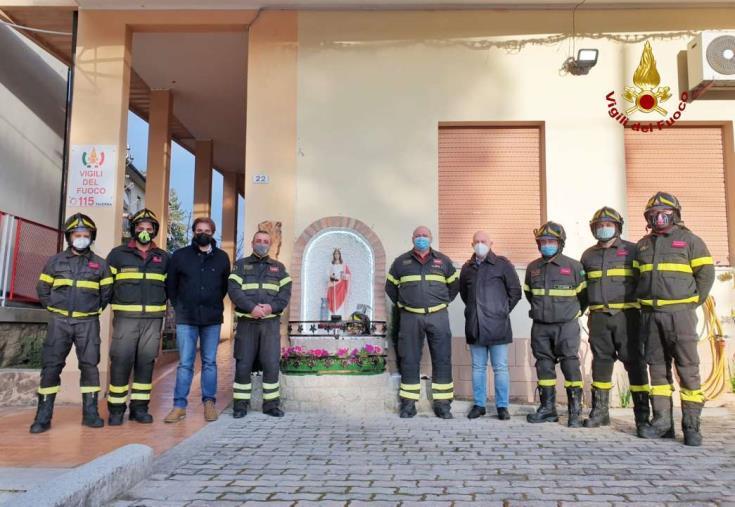 Taverna. Inaugurazione del monumento di Santa Barbara, patrona dei Vigili del Fuoco images Taverna. Inaugurazione del monumento di Santa Barbara, patrona dei Vigili del Fuoco
