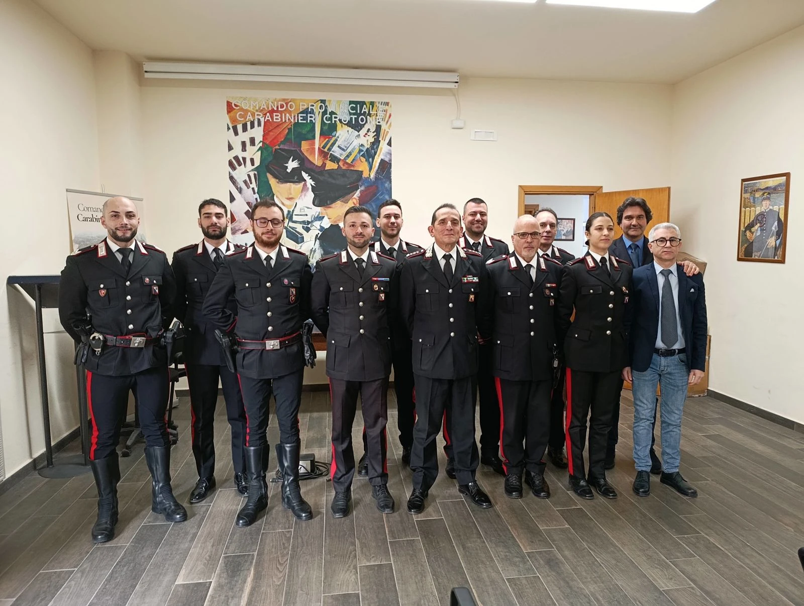 Crotone, consegnati i gradi da Brigadiere e Maresciallo ordinario: riconoscimento a impegno e professionalità 