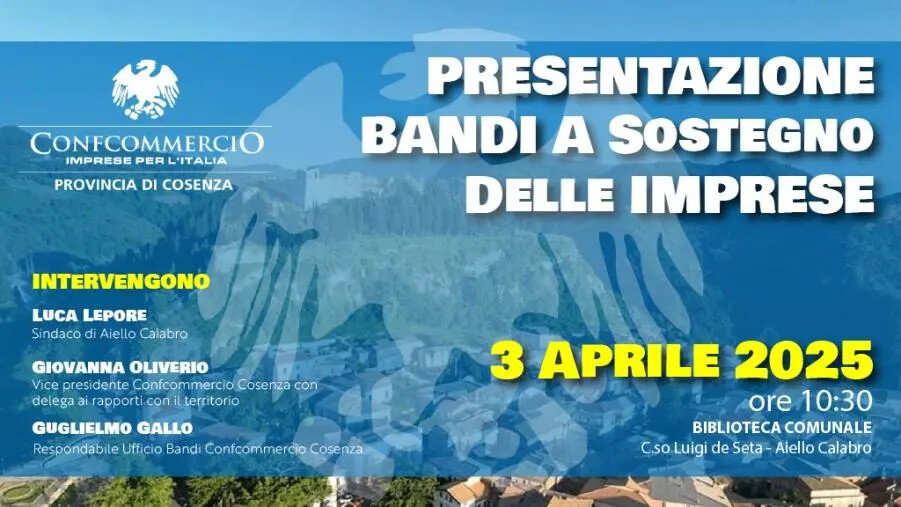 images Bandi a sostegno delle imprese, ad Aiello Calabro la presentazione 