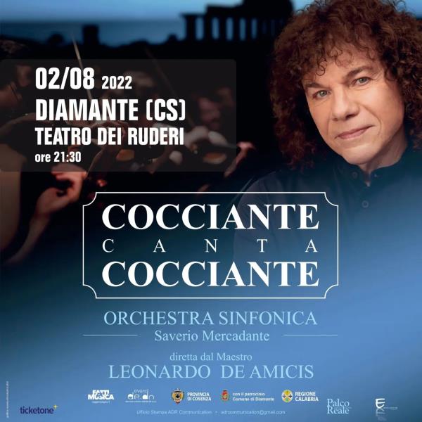 Conto alla rovescia per il concerto di Riccardo Cocciante il 2 agosto a Diamante
 images Conto alla rovescia per il concerto di Riccardo Cocciante il 2 agosto a Diamante