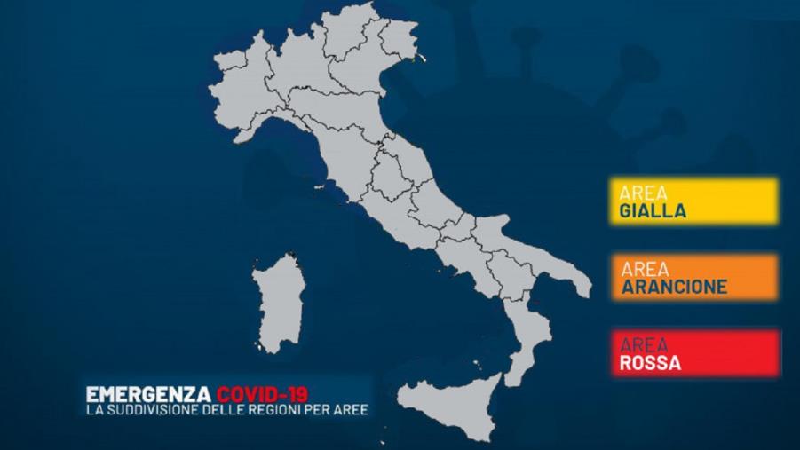 images Scenari di trasmissione, rischio, Rt e incidenza: come cambiano i colori delle regioni