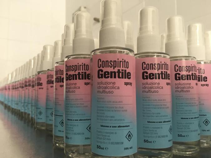 images "Conspirito Gentile", dai liquori al disinfettante tascabile: la nuova sfida  dell'imprenditore del Reventino