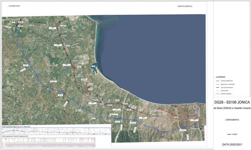 images Ss. 106 jonica, illustrato il progetto del tratto Sibari-Rossano e l'avanzamento lavori del 3° megalotto