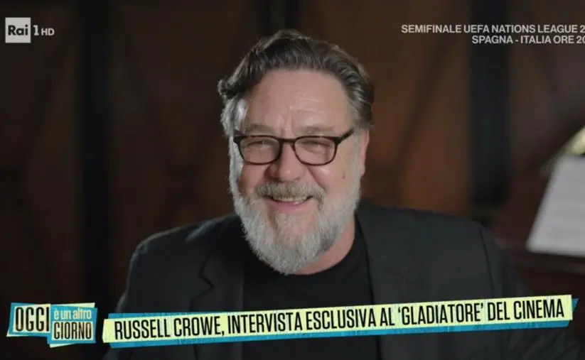 Russell Crowe intervistato su RaiUno: "Non vedo l'ora di arrivare a Catanzaro" images Russell Crowe intervistato su RaiUno: "Non vedo l'ora di arrivare a Catanzaro"