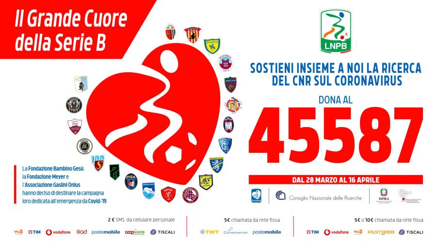 images Il grande cuore della Serie B contro il Coronavirus