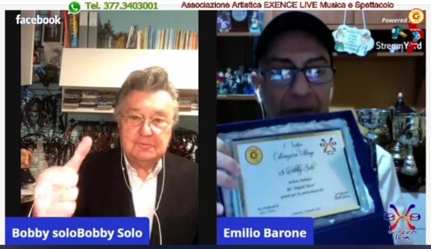 images "Digital Show", l'abbraccio virtuale di Bobby Solo agli spettatori di Catanzaro Village