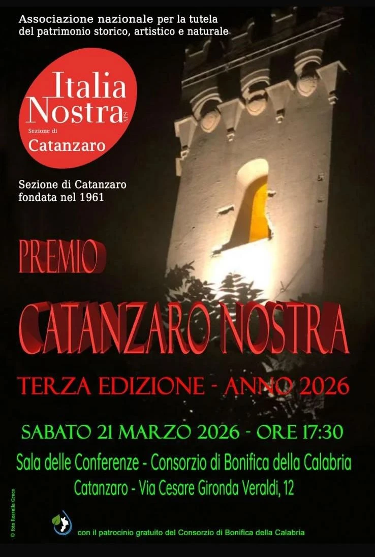 Premio “Catanzaro Nostra”, la terza edizione celebra chi difende la bellezza e l’identità della città