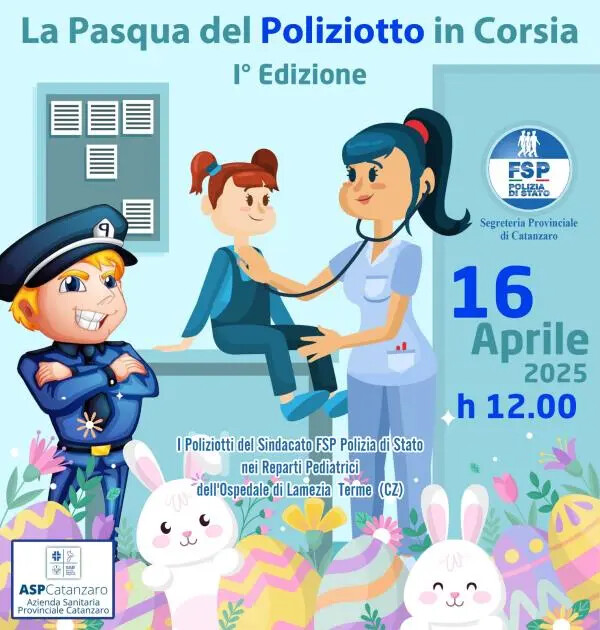 images Lamezia Terme, mercoledì prossimo "La Pasqua del Poliziotto in Corsia”