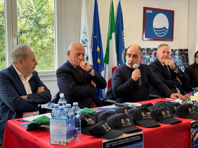 images Taglio del nastro della sede operativa del Parco Marino "Baia di Soverato" e del museo del mare
