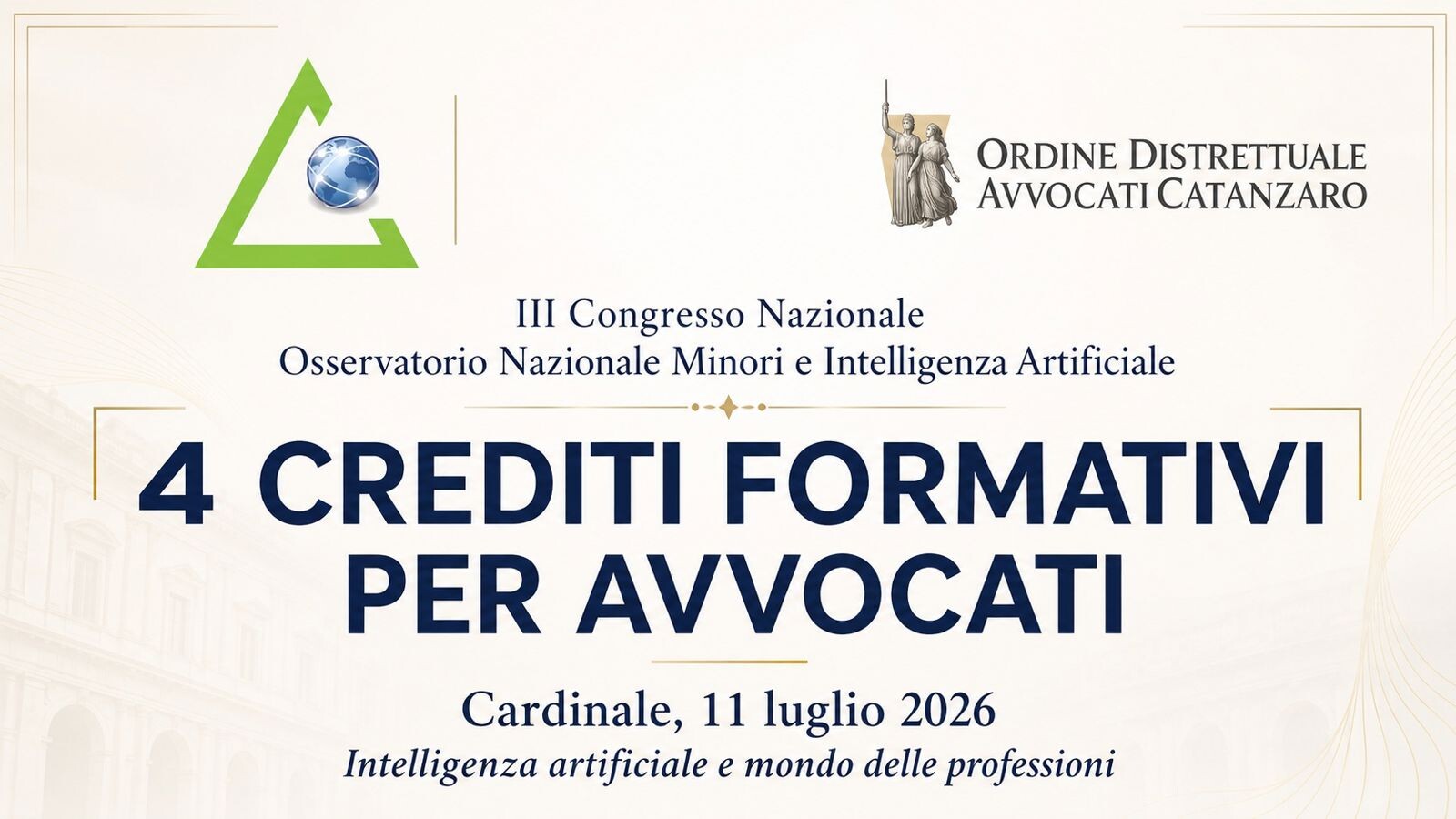 images Intelligenza artificiale e professioni: quattro crediti formativi per avvocati a Cardinale