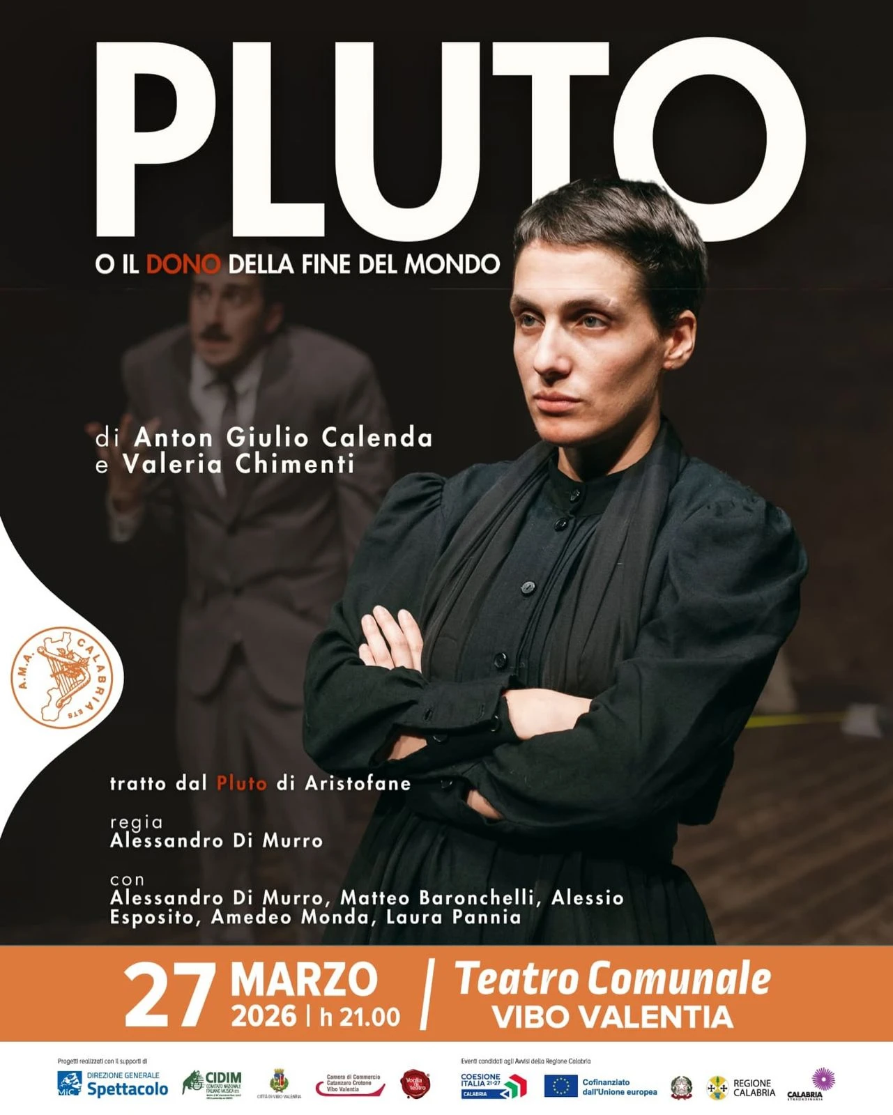 AMA Calabria, Aristofane in chiave contemporanea al teatro comunale di Vibo Valentia 