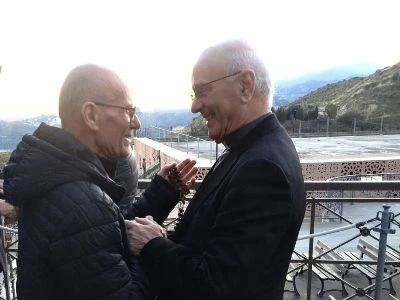 Monsignor Galantino in visita al Santuario della Vergine Immacolata, Nostra Signora dello Scoglio