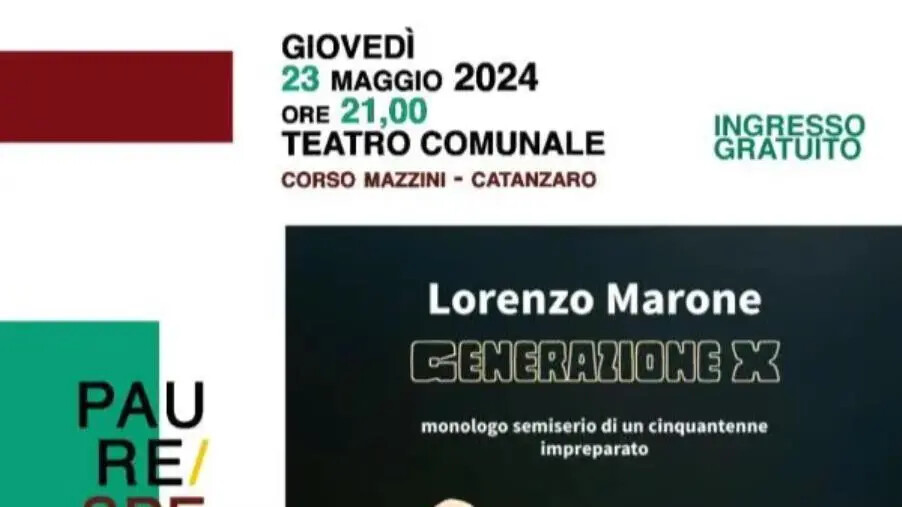 images Gutenberg a Catanzaro: al Teatro Comunale in scena "Generazione X"
