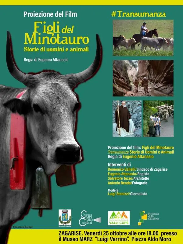 images Zagarise ospita il film "Figli del Minotauro / Storie di uomini e animali" rinviato per maltempo 
