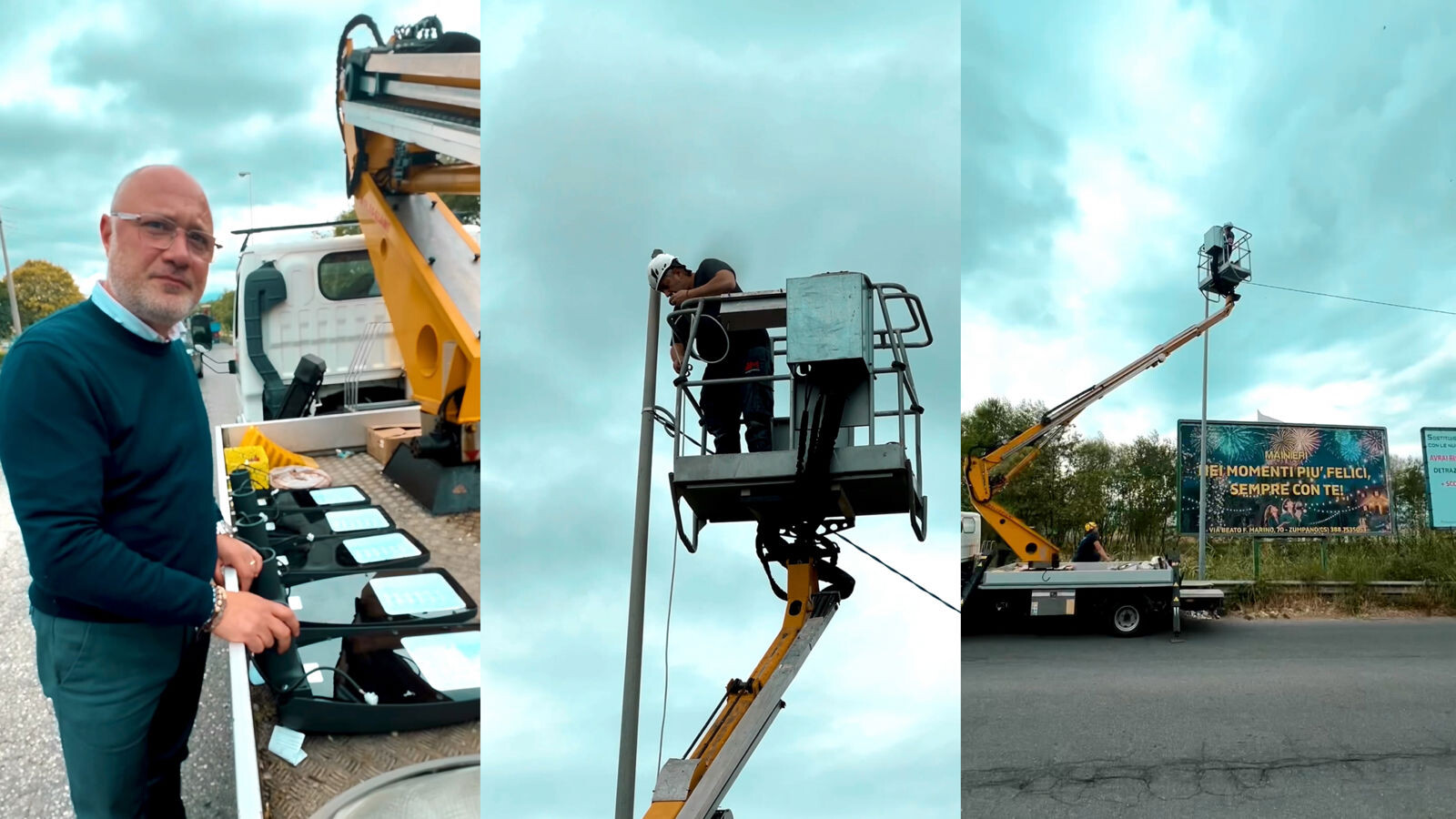 images Zumpano, luce dopo decenni nella zona commerciale: completata l’illuminazione pubblica 