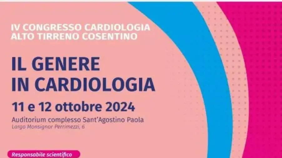 Cardiologia di genere, se ne parlerà al IV Congresso dell'Alto Tirreno Cosentino images Cardiologia di genere, se ne parlerà al IV Congresso dell'Alto Tirreno Cosentino