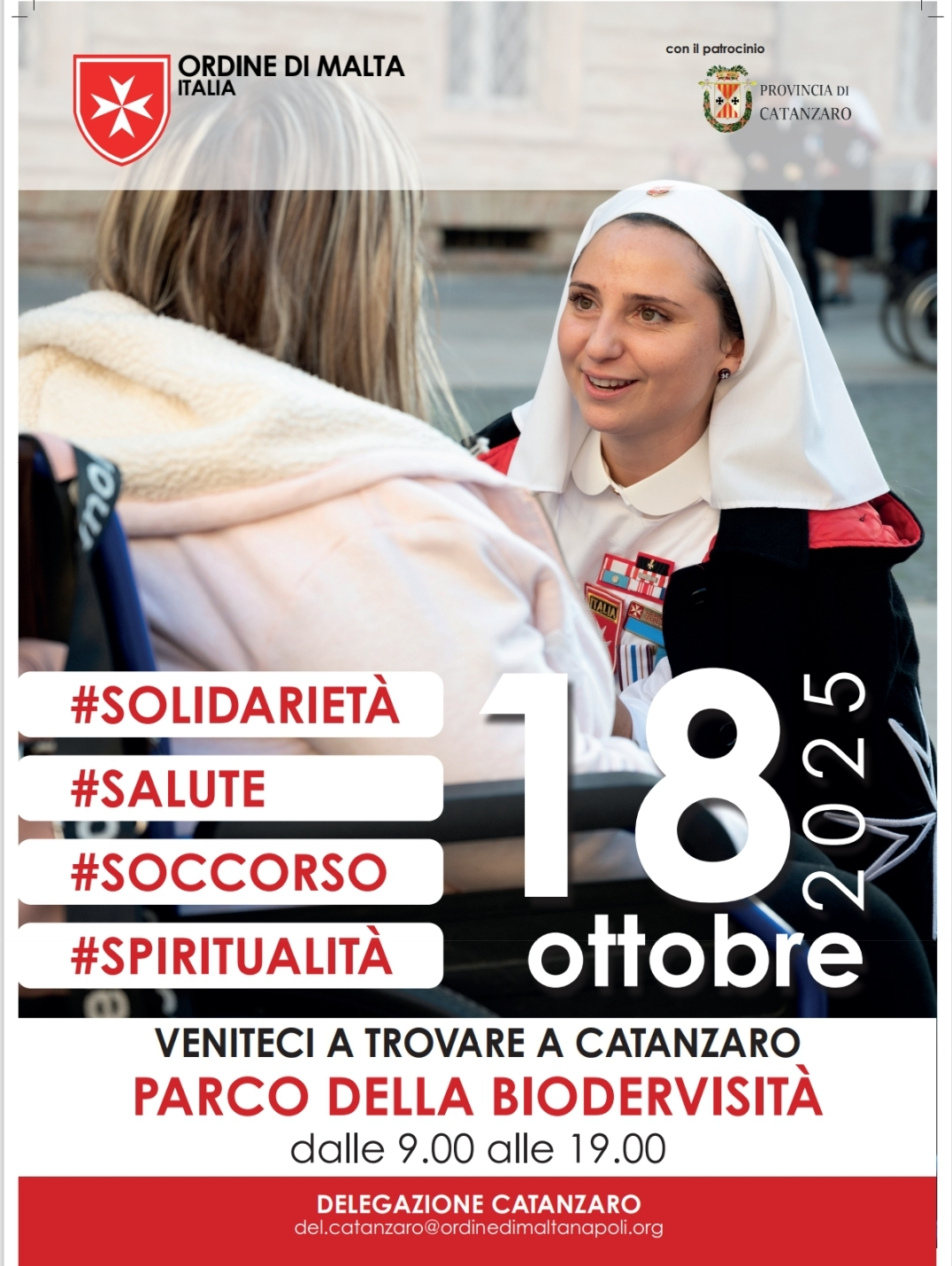 Il 18 ottobre anche a Catanzaro la Giornata nazionale dell'Ordine di Malta